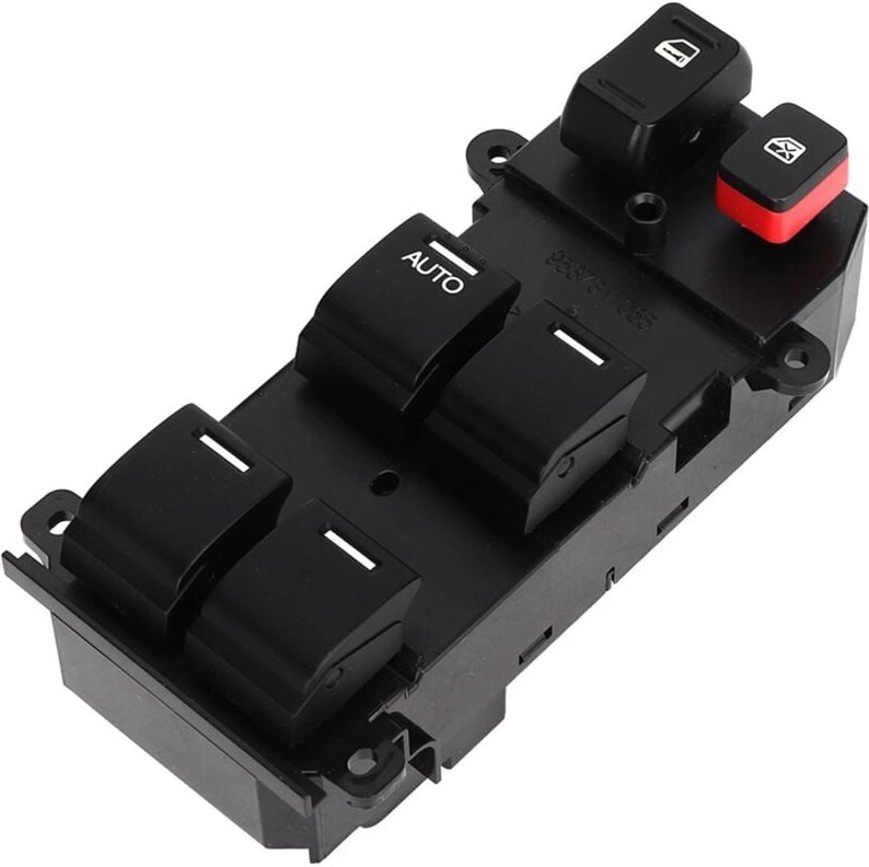 Fensterheberschalter, 35750-SWA-K01, Fenster-Hauptsteuerschalter Ersatz für CRV 2.4L L4 2007-2011 35750-SWA-K01
