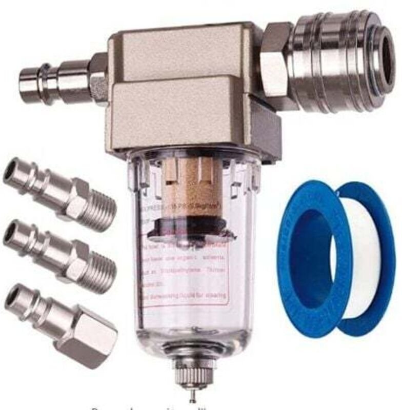 Druckluftfilter, Wasserabscheider, Ölabscheider, Schnellkupplung inklusive