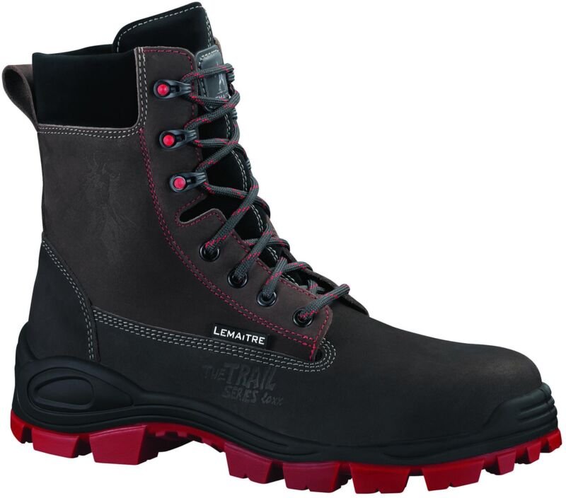 Hochsichere Sicherheitsschuhe STELVIO S3 WR CI Schwarz/Rot 40