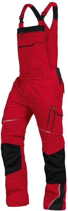 Latzhose Flex-Line FLEXL22 Gr. 62 rot/schwarz - Leibwächter
