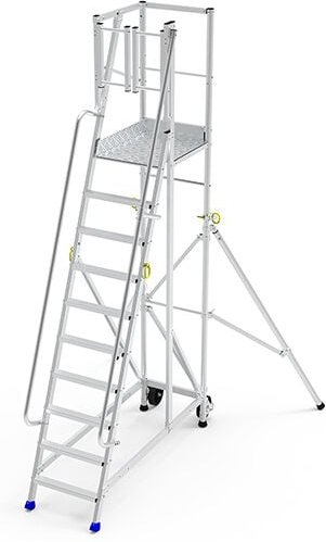 Zugangsplattform - 9 Stufen - Plattform Höhe de 2.25m - ER9SL-SPD