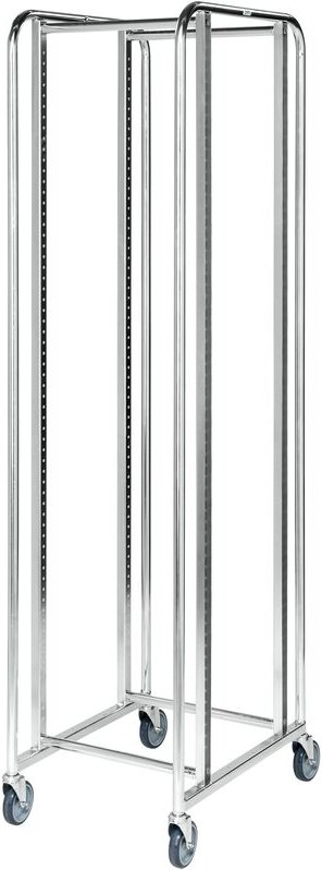 Kongamek Euro-Kistenwagen 470x585x1880mm verzinkt mit Bremse, ohne Böden und Schienen