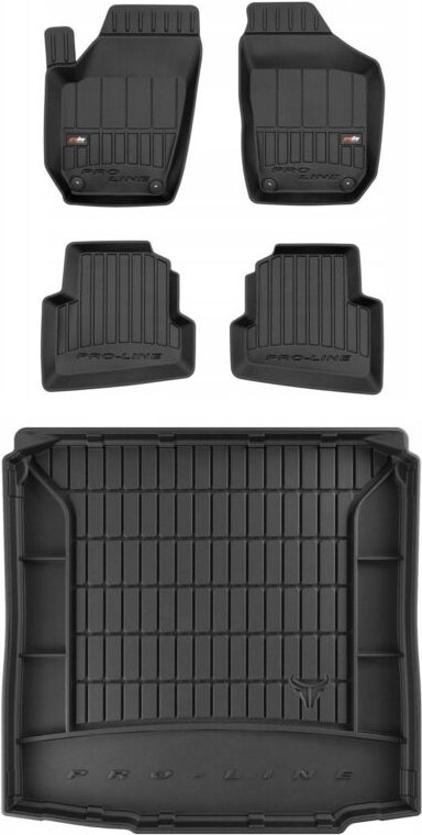 SET 3D Gummimatten Skoda Fabia 2 Kombi 2006-2014