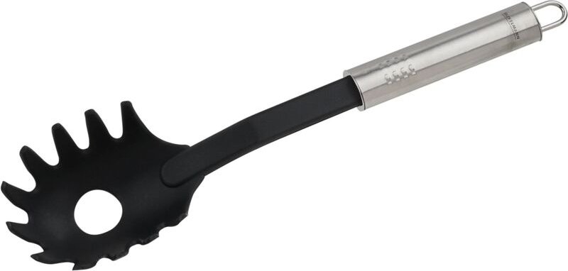 Spaghettilöffel Ovalgriff schwarz 32 cm Küchenhelfer - Fackelmann