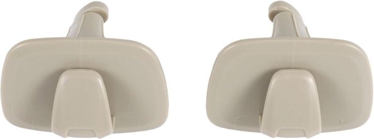 Tlily - 2 Stück Auto Beige abs Innendachhaken Kleiderbügel Hakenleiste für V90 S90 XC40 XC60 XC90 2015-2020