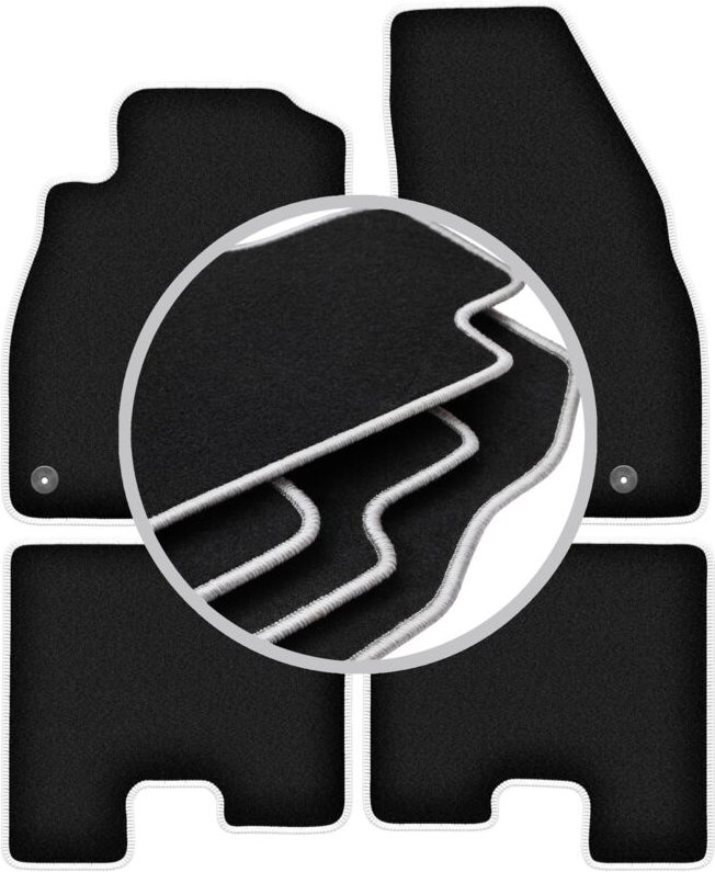 CARLUX-SILVER Autofußmatten für: Opel Adam Fließheck (2012-)