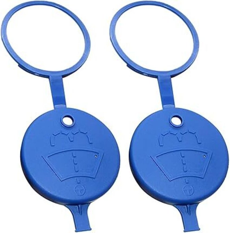 Ahlsen - 2er-Pack blaue Scheibenwaschbehälter-Abdeckung, geeignet für den Wassertank von Autos mit Reinigungssystem, Ers...