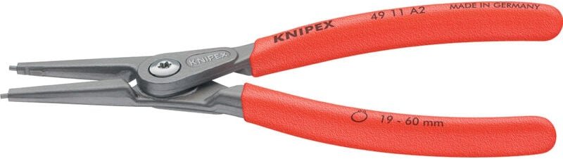 49 11 A2 Präzisions- Sicherungsringzange f. Außenringe 180 mm - Knipex