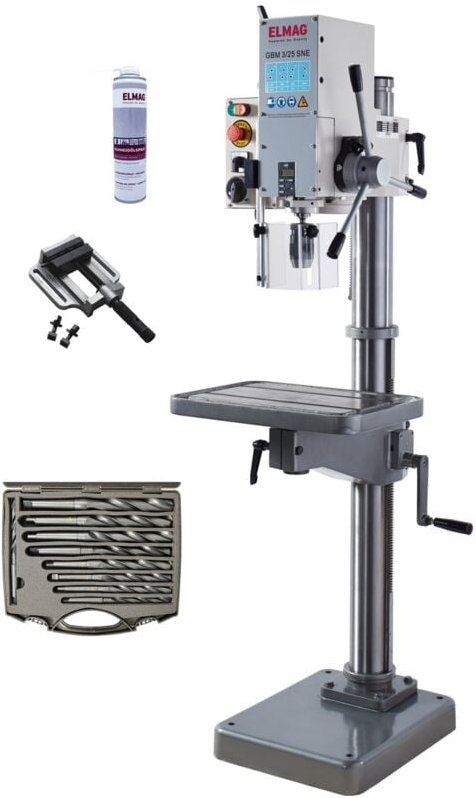 Getriebe-Säulenbohrmaschine gbm 3/25 sne - Set