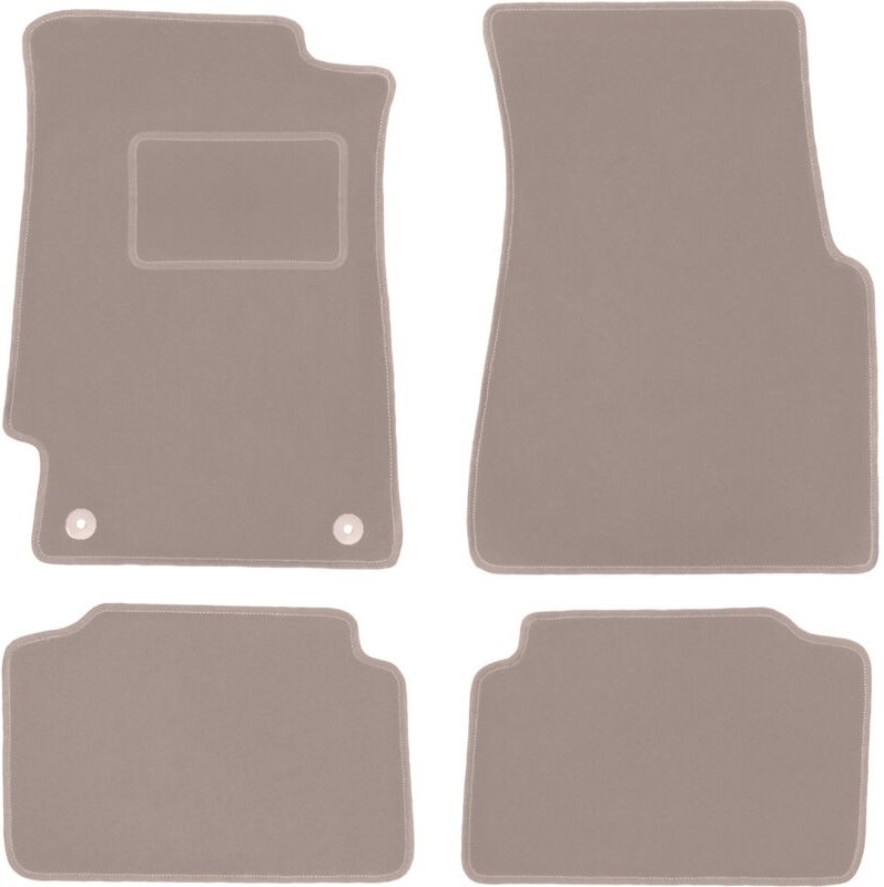 Beige Veloursmatten für: Honda Civic V Fließheck (1991-1996)