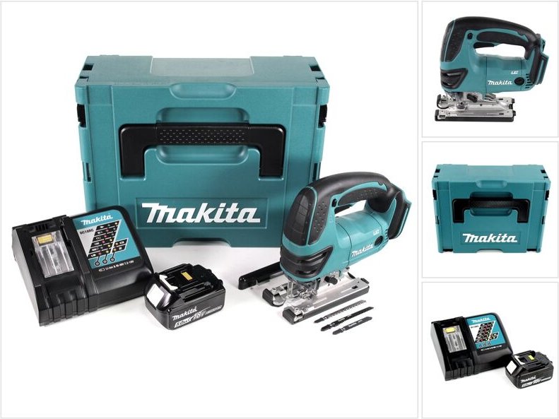Makita - djv 180 RT1J Akku Stichsäge 18V + 1x Akku 5,0Ah + Ladegerät + Makpac