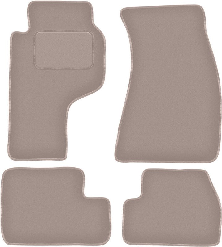 Beige Velours-Fußmatten für: Nissan 200SX Coupé (1988-2003)