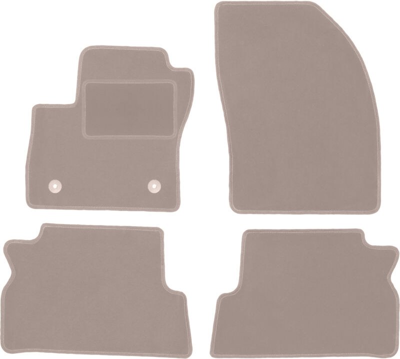 Beige Veloursmatten für: Ford C-MAX MK2 Minivan (2011-2015)