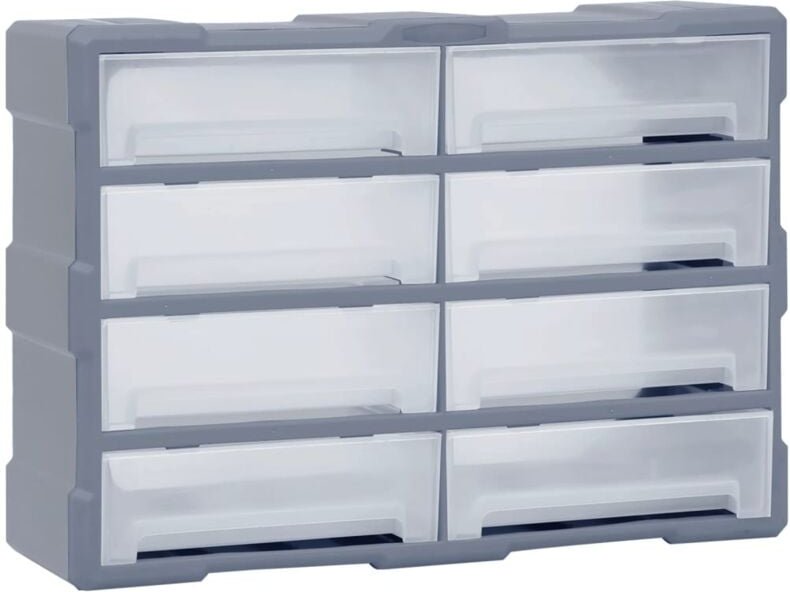 Multi-Schubladen-Organizer 8 große Schubladen 52x16x37 cm Vidaxl