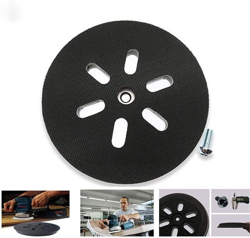Thumbnail - 150 mm Schleifteller – für Bosch gex 150 ac, pex 15 ae, gex 150 Turbo Exzenterschleifer – 150 mm mit W-Schraube,