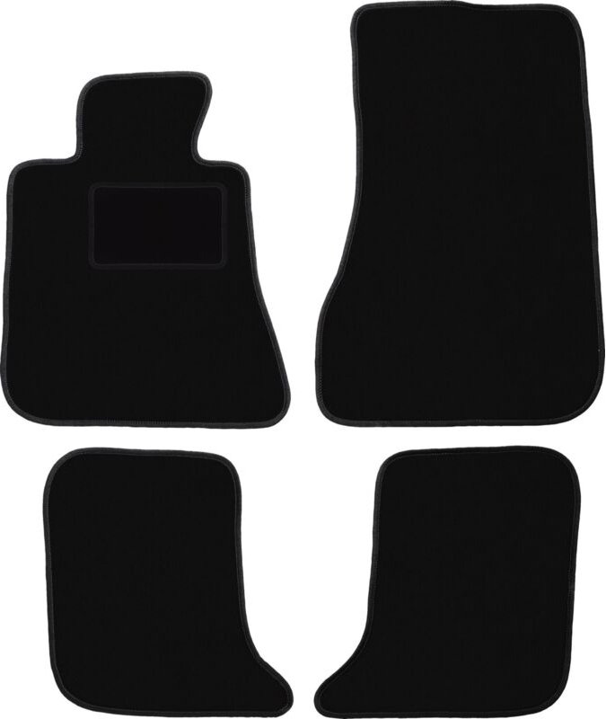 Schwarze Veloursmatten für: Renault Talisman Limousine, Grand Tourer, Kombi (2015-)