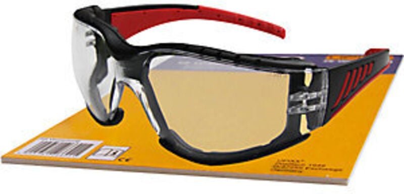 L+d Upixx - Leipold Doehle Red Vision 26793SB Schutzbrille Schwarz, Rot en 166-1 din 166-1