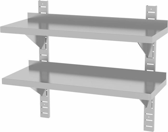 Hängeregal, doppelt, verstellbar, 100 cm - Hendi 811726