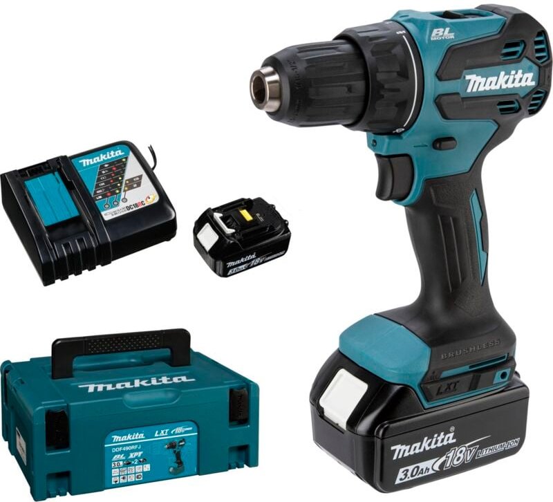 Makita Akku-Bohrschrauber 18V - DDF490RFJ