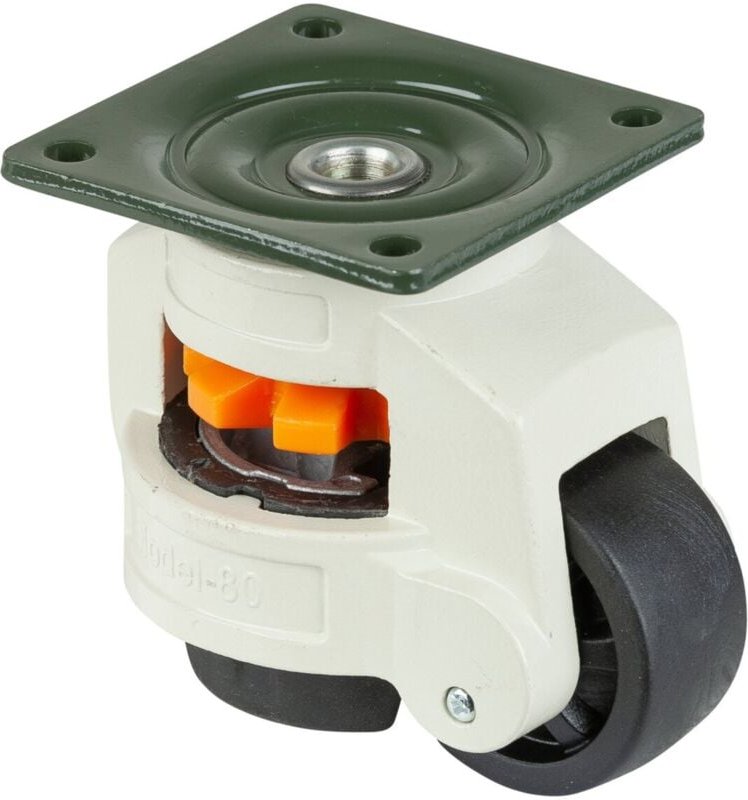 FP - bs-r Heberolle, pa Rad, Gleitlager, Platte