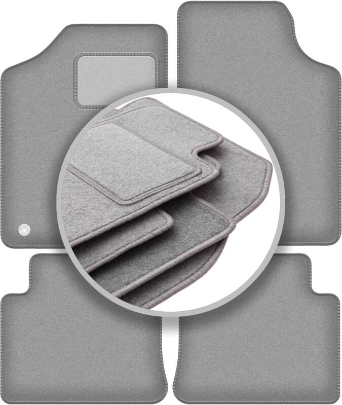 Autoteppiche aschgrau für: Citroen ZX Fließheck (1991-1998)