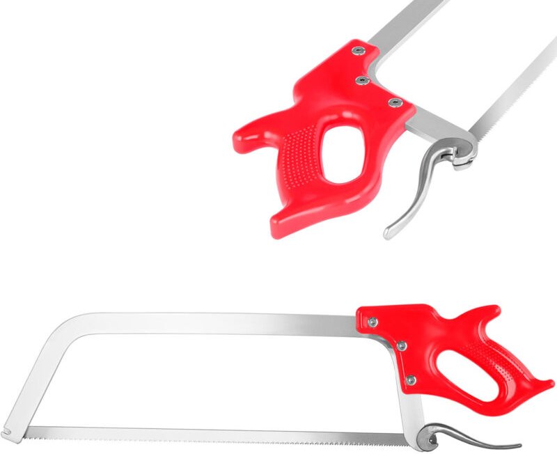 Royal Catering - Knochensäge Bogensäge Säge 460 mm Blatt Fleischsäge Knochen Fisch