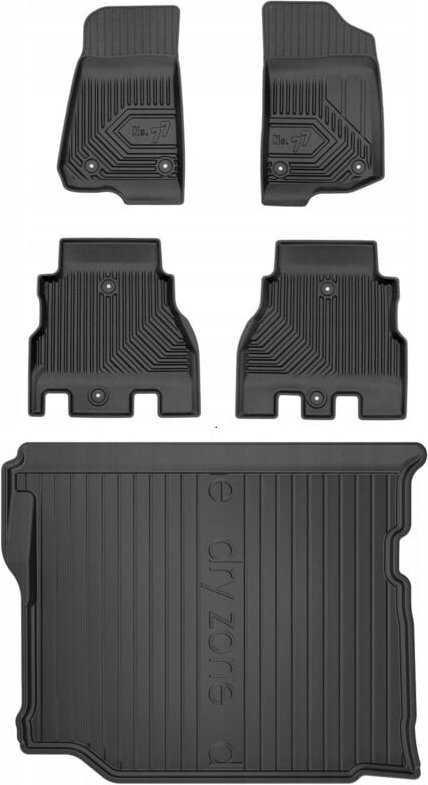 Thumbnail - SET 77 Jeep Wrangler 4 Fußmatten und Matten ab 2017