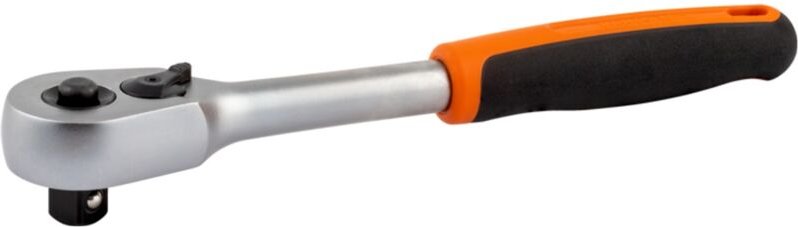 Birnenförmige 1/2-Umschaltknarre mit 60 Zähnen und 6°-Rückschwenkwinkel, 250 mm - Bahco