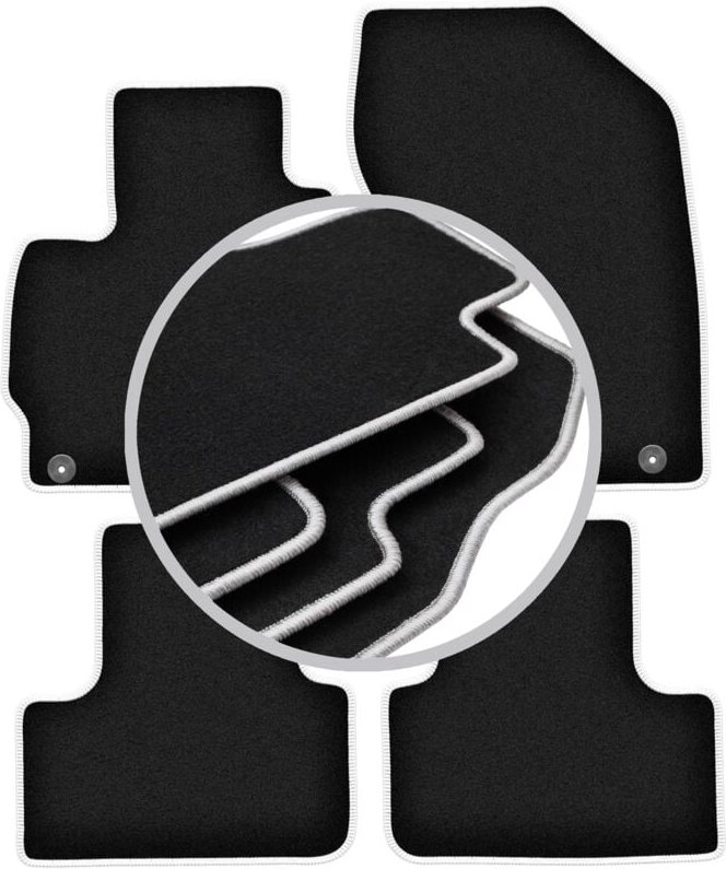 CARLUX-SILVER Autofußmatten für: Mitsubishi ASX Crossover (2010-2019)