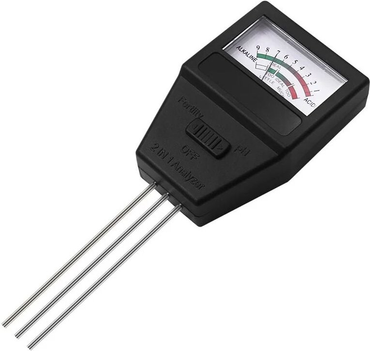Ymyny - Crediri Bodenfruchtbarkeitsdetektor, für Stickstoff-, Phosphor- und Kaliumanalysator, Boden-pH- und EC-Tester, B...