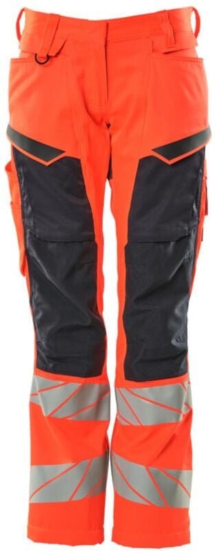 Mascot - Damen-Bundhose 19578-236-22210 Gr. 76C50 hi-vis rot/schwarzblau