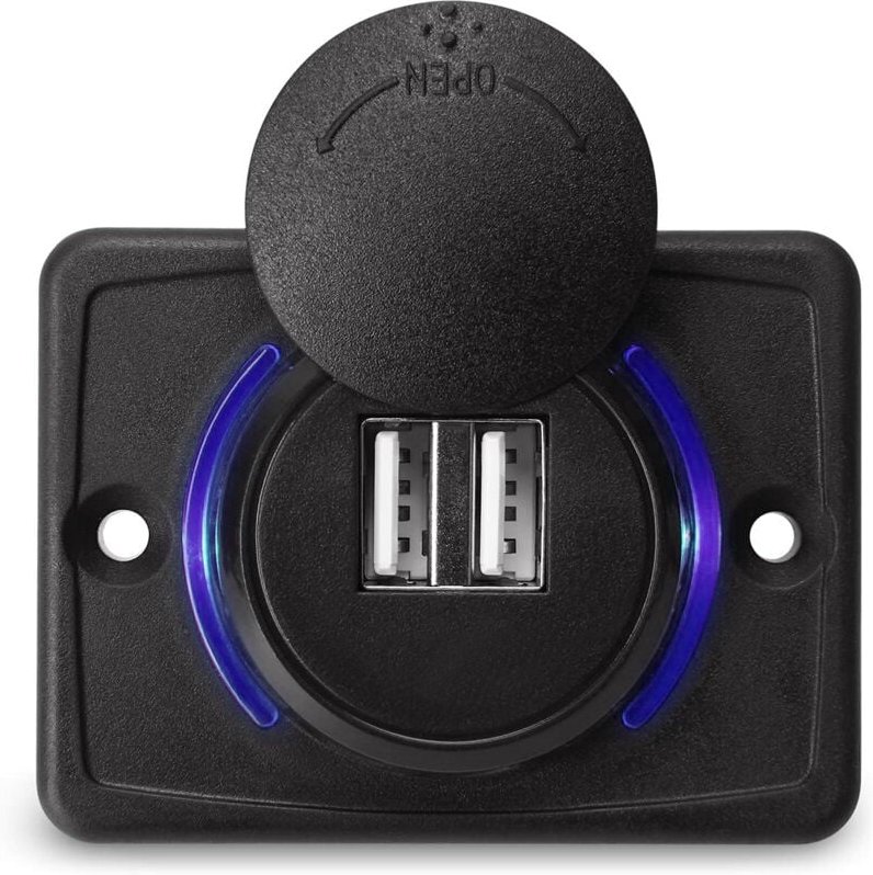 Autoladegerät geeignet für Busse, Boote, Renovierungen, Dual usb, 3,1 a