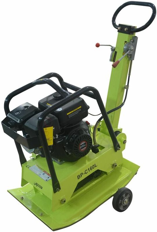 BP-C160L rüttelplatte benzin rüttler verdichter stampfer loncin 165KG 9PS + gummimatte - Varan Motors