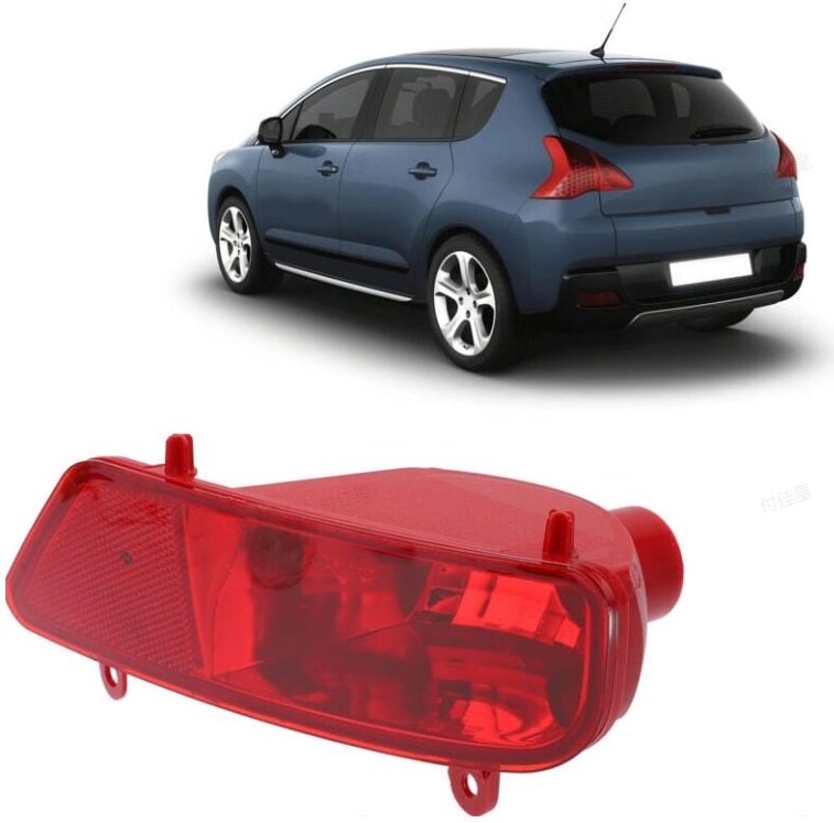 Fitags - Auto-Nebelschlussleuchte, Ersatz-Autozubehör kompatibel mit Peugeot 3008 5008 2009-2016 (rechts)