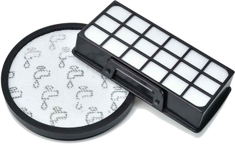 Filterset Staubsaugerfilter (Vormotorfilter + Abluftfilter hepa) kompatibel mit Rowenta ZR006001 für beutellose Bodensta...