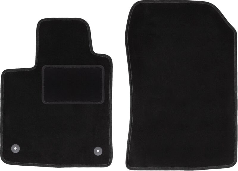 Vordere Matten schwarz für: Renault Twingo II Fließheck (2007-2014)