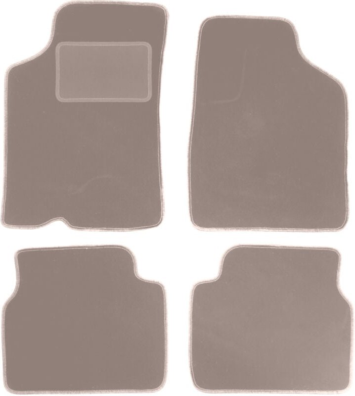 Beige Veloursmatten für: Kia Sephia I Limousine (1994-1997)