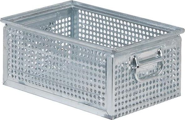 Stahllochkasten mm B=450 T=300 H=200 Gr.272-4 Verzinkt