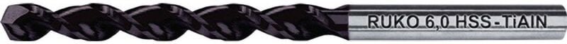 10x Spiralbohrer din 338 tl 3000 TiAlN hss ø 3,7 mm - 258037F - Ruko