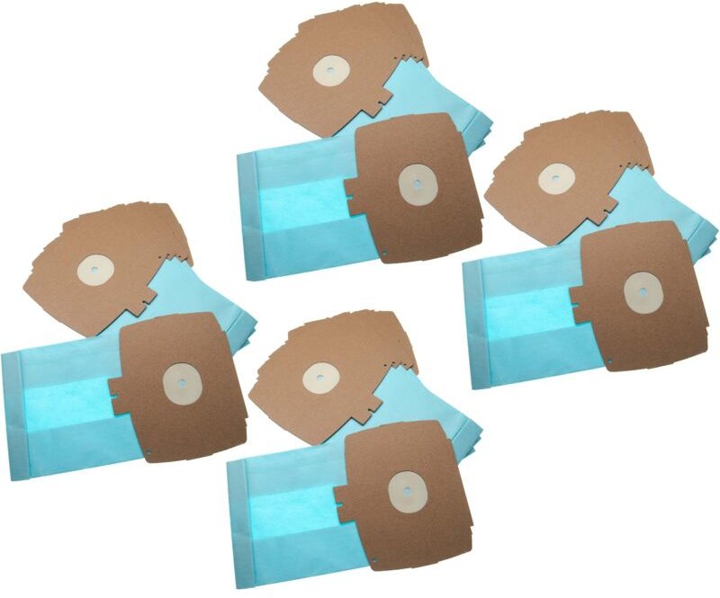 20x Staubsaugerbeutel kompatibel mit Elektro Helios z 355 Staubsauger - Papier, 26.1cm x 15.05cm, hellblau - Vhbw