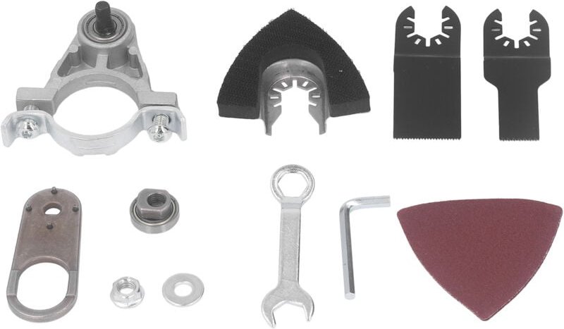 Thumbnail - Winkelschleiferwandler Wolframstahl Multifunktionales oszillierendes Werkzeugadapter -Kit zum Schneiden von Mahlenpolier...