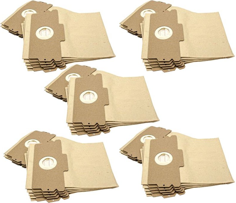 50x Staubsaugerbeutel Ersatz für aeg 2681032092 für Staubsauger - Papier, 12/15, 27cm x 27cm, Sandfarben - Vhbw