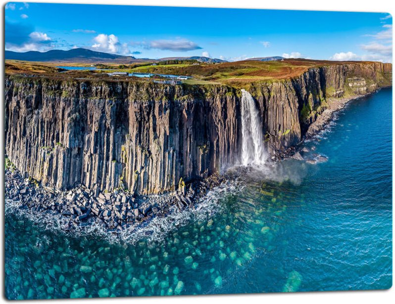 Glasschild Schneidebrett 52x40 Seemarz