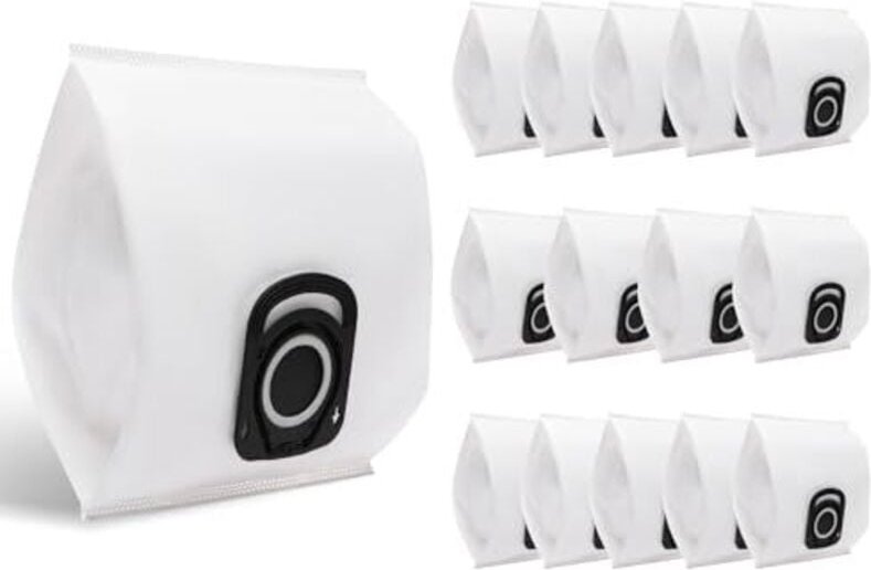 15er-Pack Hygiene+ Beutel ZR200520 ZR200720 ZR200920 Kompatibel mit Rowenta Tefal Moulinex Silence Force, Green Force, P...