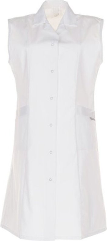 Planam Mantel MG ohne Arm Damen reinweiß 42