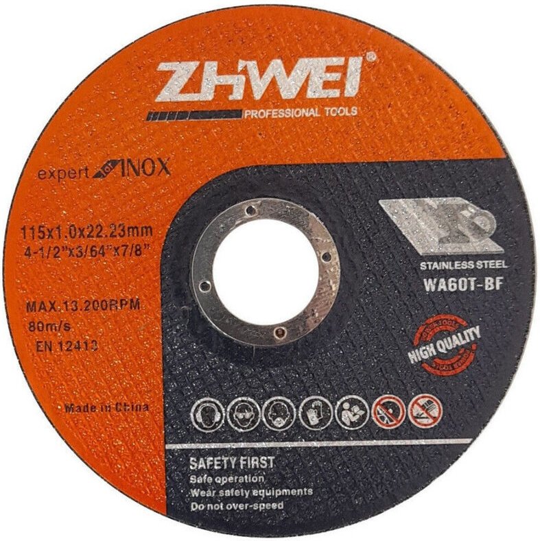 Trade Shop Traesio - Trade Shop - set 25 pz disco abrasivo da taglio ferro 115 x 1.0 x 22,23 mm ultile xin -