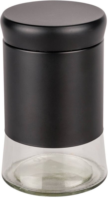 Glasaufbewahrungsdose Vorratsdose Frischhaltedose Deckel Dose Aufbewahrung Boga - schwarz - Wenko