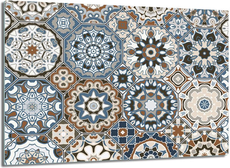 Glasscheidebrett Mythos 30 x 22 Mosaik -Temperatur