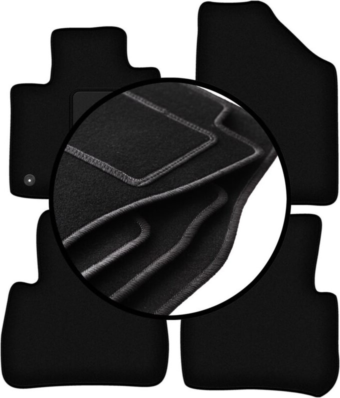 Komplettset Veloursmatten für: Nissan Murano Z51 SUV (2008-2015)