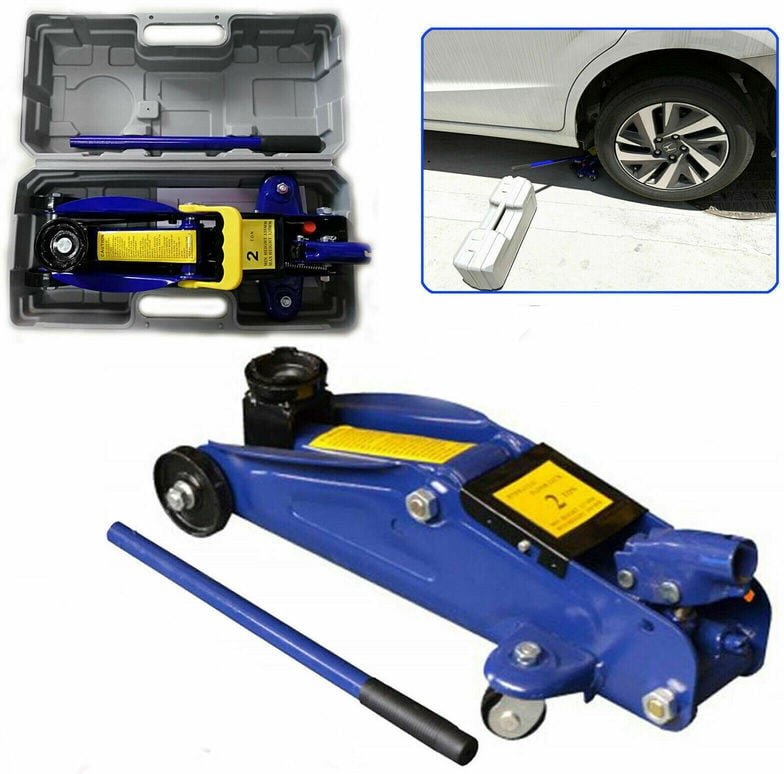 Dayplus - Rangierwagenheber hydraulisch pkw 2T Hydraulischer Wagenheber Flach Low Profile